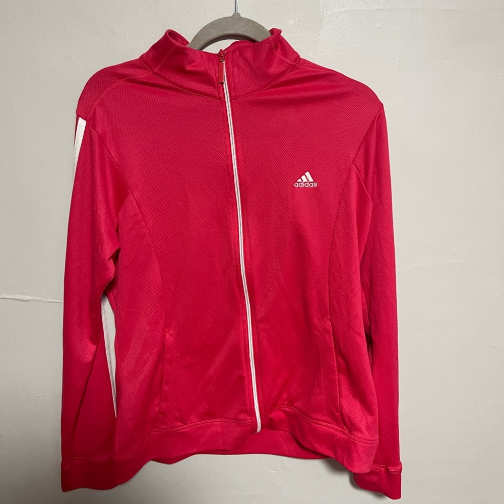 adidas Women's Vibrant Pink Jacket